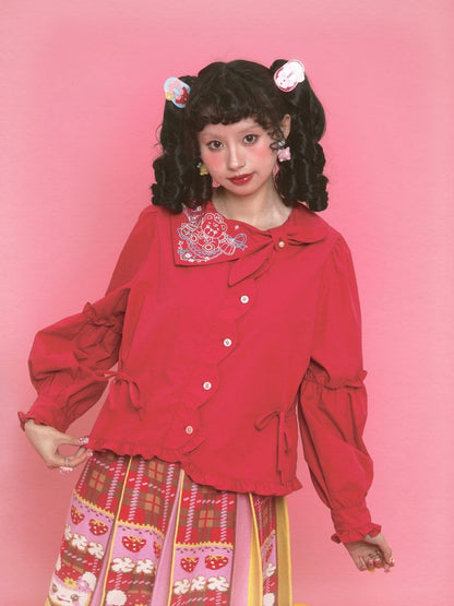 Vintage Versatile Shirt Blouse【s0000011172】