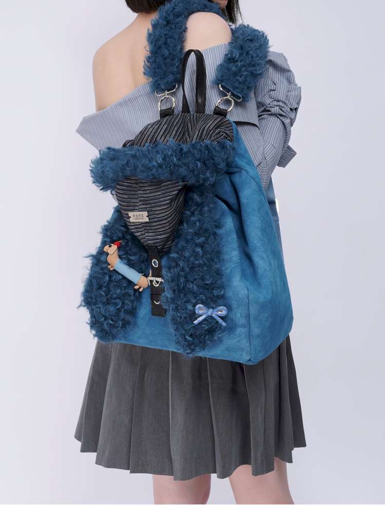 Rabbit Ears Cute Fur Crossbody School Bag【s0000014619】