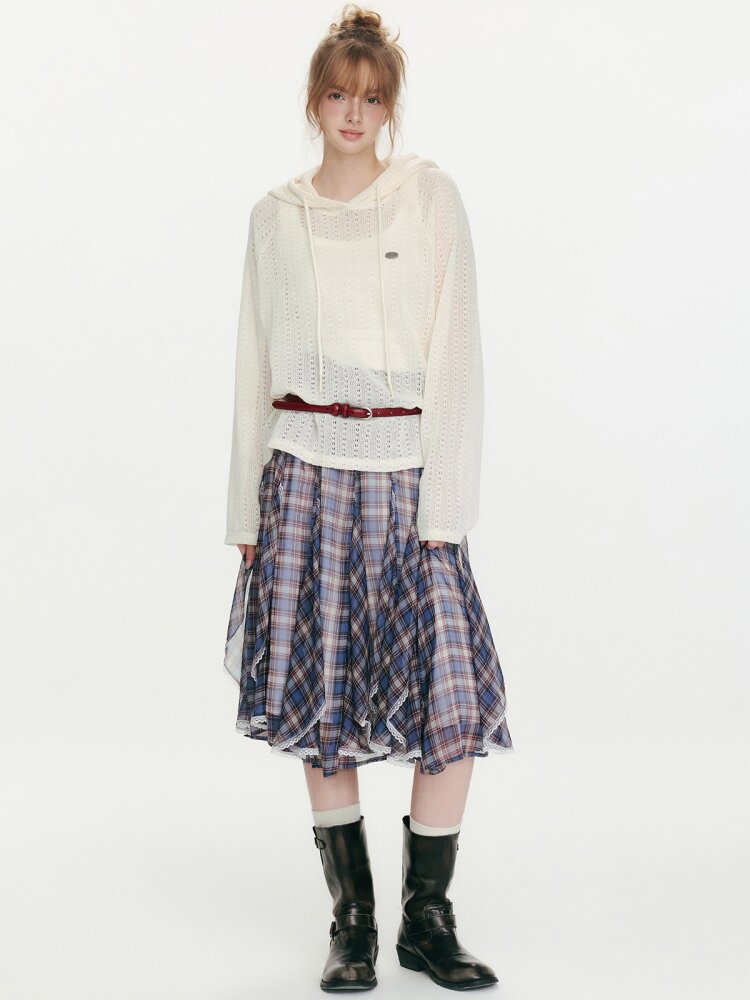 Night Dew Rose Chiffon Lace Skirt【s0000015667】