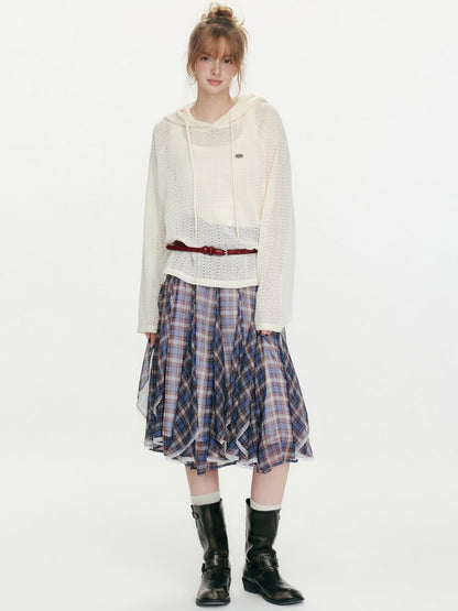 Night Dew Rose Chiffon Lace Skirt【s0000015667】