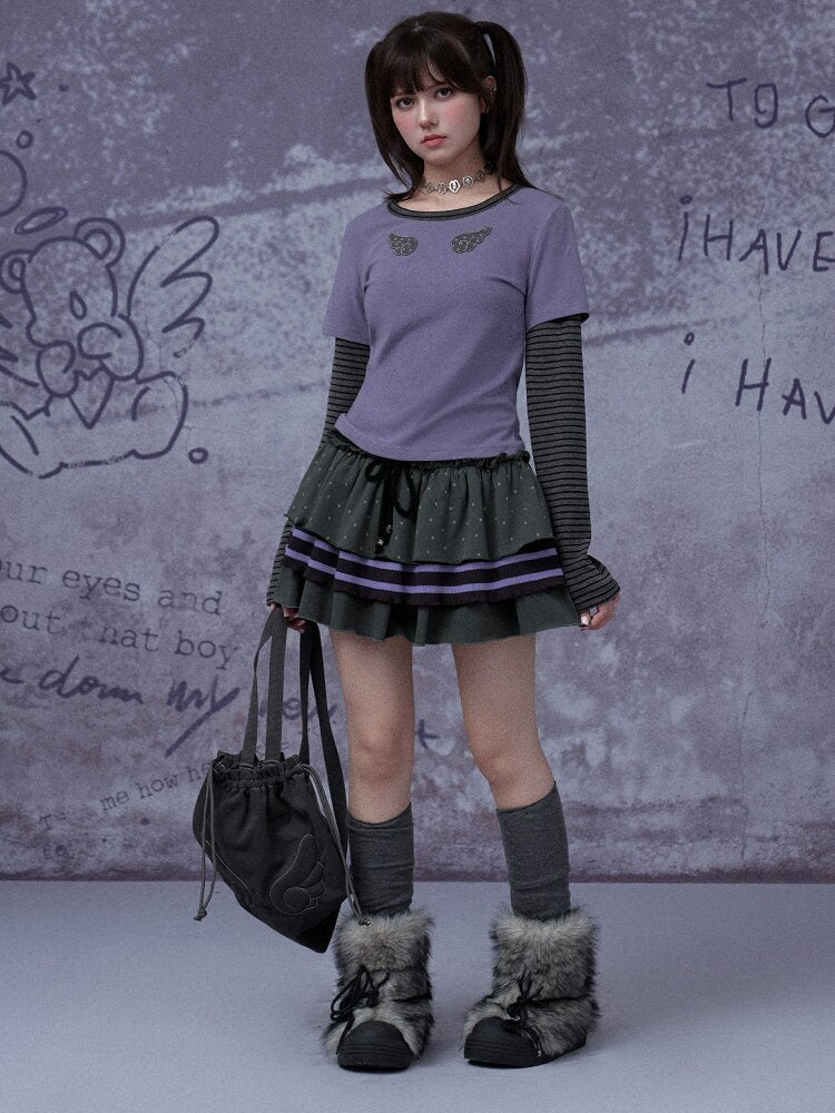 Three Layer Cake A-line Skirt【s0000015764】