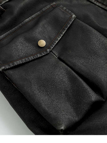 Heavy Industry Fur Collar Distressed Hooded Coat【s0000014671】