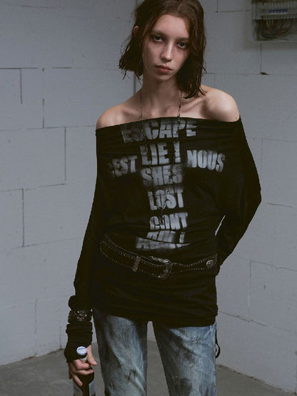 Thin Long Sleeve Printed Tee【s0000011851】