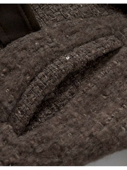 Chanel-Style Reversible Fleece Coat【s0000014462】