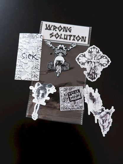 Hand Painted Thick Sticker Pack【s0000015152】