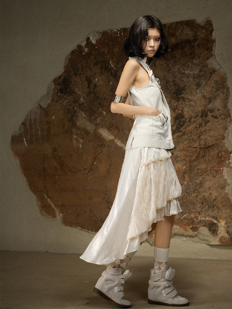 Irregular High Waisted Bandeau Skirt【s0000016929】