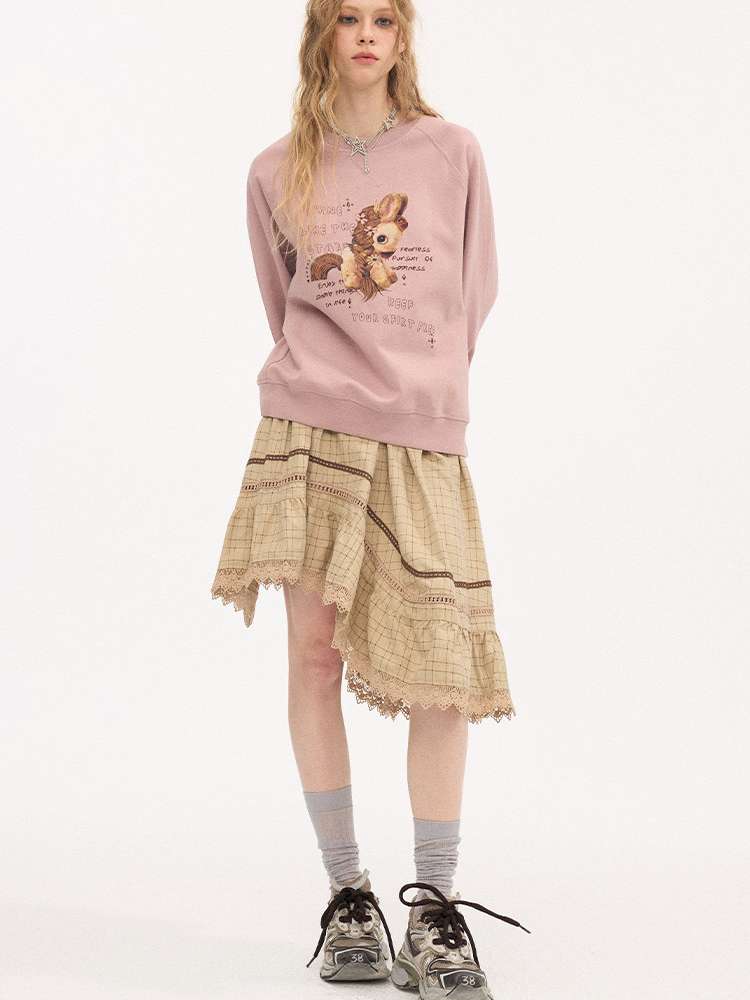 Irregular Wave Panelled Skirt【s0000015418】