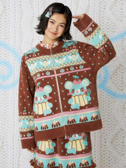 Chocolate Bear Sweater Knit Set【s0000014857】