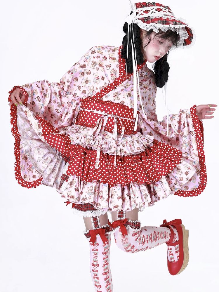 Vintage Girl Half-body Skirt【s0000012187】