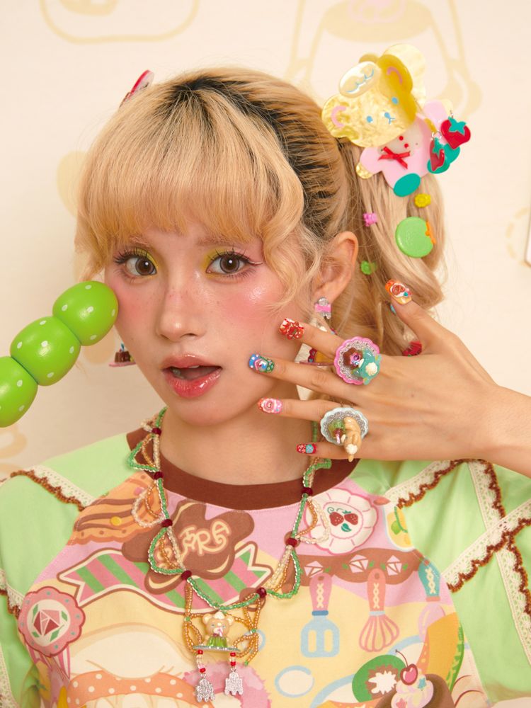 Patchwork Bear Chef's Grab Clip 【s0000013356】