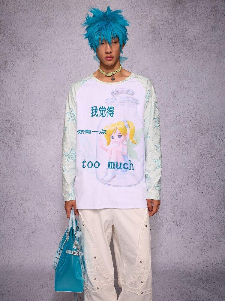 Elf Girl Printed Long Sleeve Top【s0000018731】