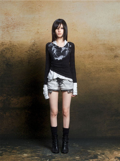 Hanging Neck Early Spring Knit Inner Top【s0000011804】