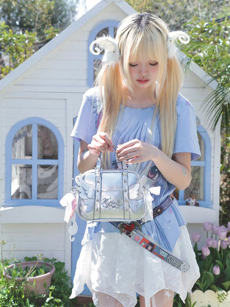 Angel wings multiple back double-sided pain bag【s0000012337】