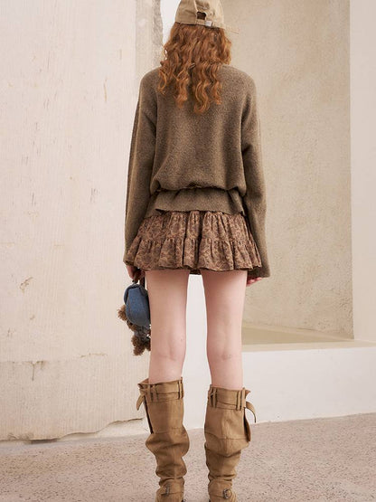 Unique Design Loose Long Sleeve Pullover【s0000014381】