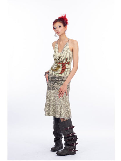 Mystery Logo Alloy Buckle Camisole【s0000018063】