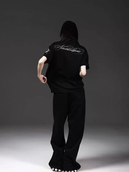 Flag Sub-Print Stand-Up Zip Tee【s0000018275】