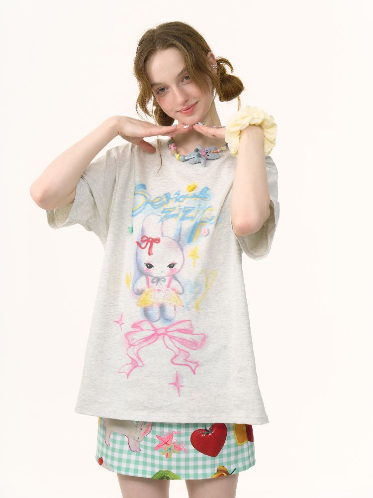 Loose Thin Round Neck Short Sleeve T-shirt【s0000012243】