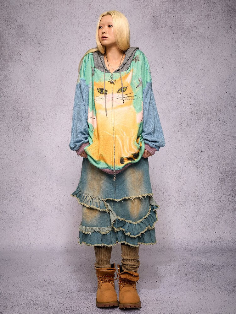Mysterious Elf Cat Sweatshirt【s0000019144】