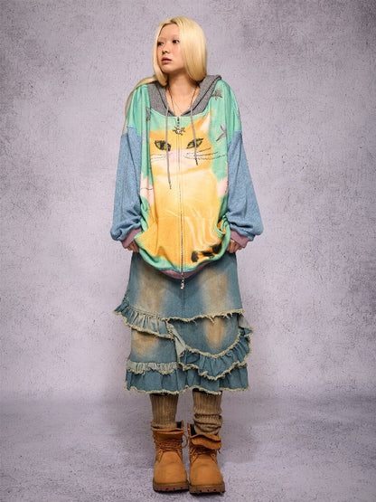 Mysterious Elf Cat Sweatshirt【s0000019144】