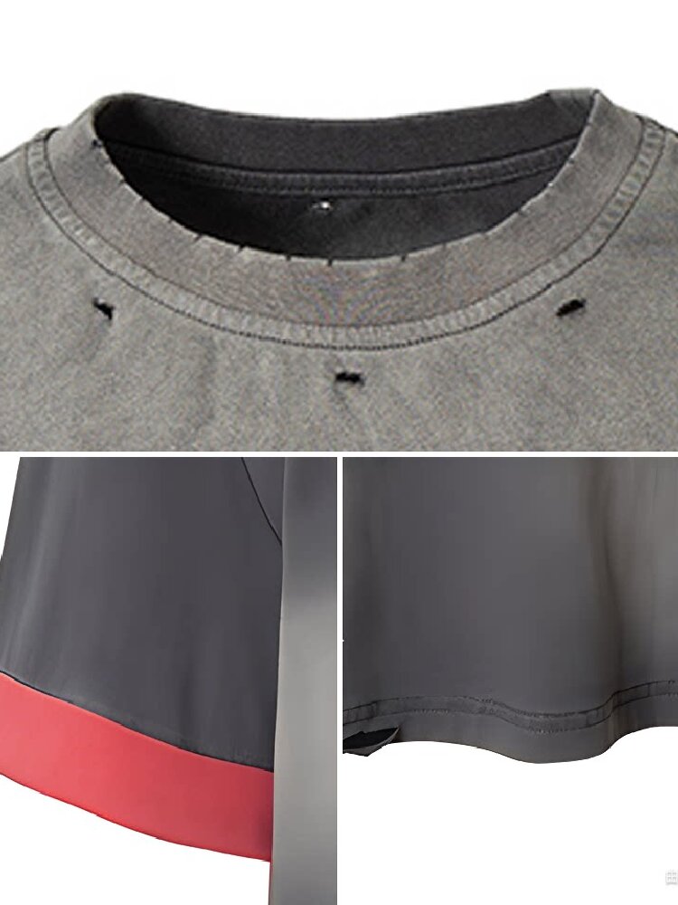 Gradient Rock Print Contrast Top【s0000016693】