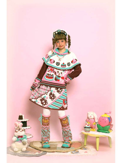 Cable-Knit Cape Sweater【s0000014520】