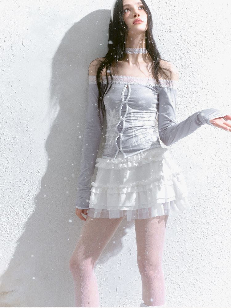 One Shoulder T-Shirt【s0000012134】