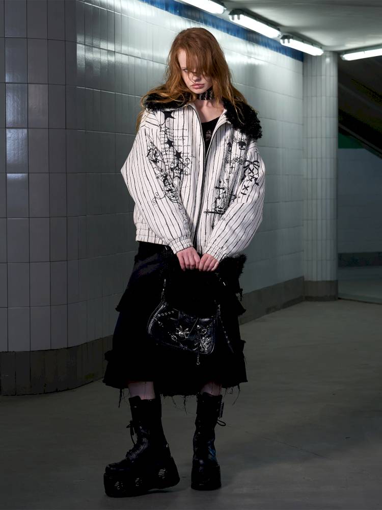 Fur Collar Thick Fleece Jacket【s0000014421】