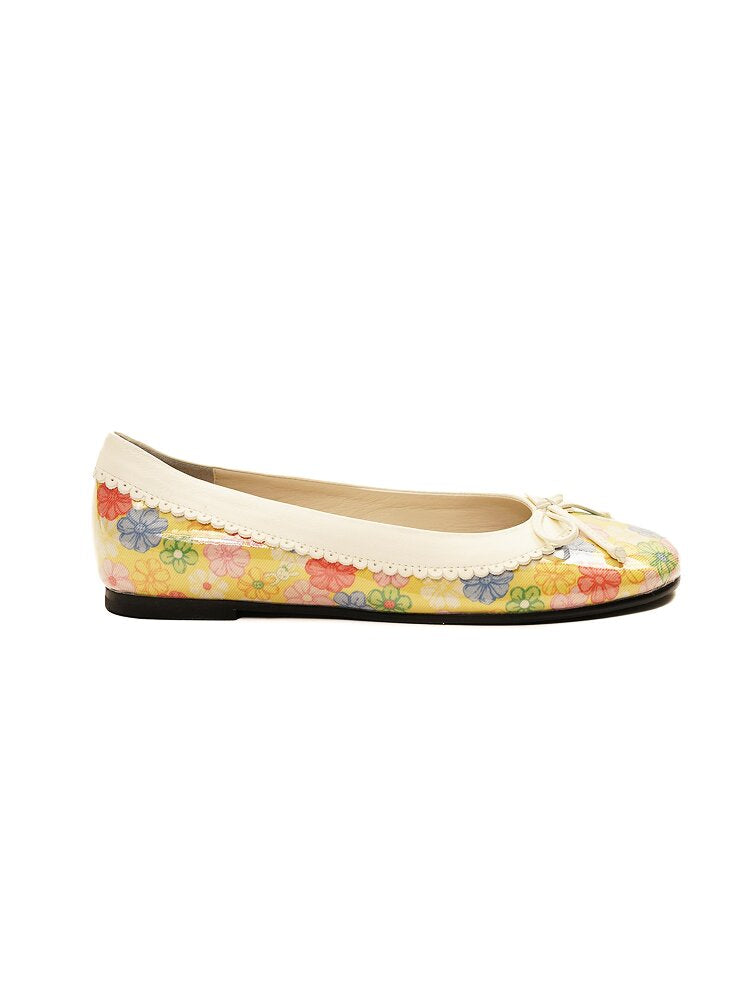 Flower Rabbit Patchwork Bow Shoes【s0000016430】