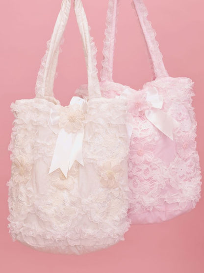 Embroidery sandwich cotton shoulder bag【s0000013499】