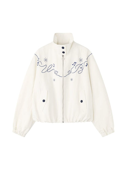 Leaping Track Embroidered Jacket【s0000015671】