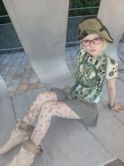 Irregular Print 10D Ultra-thin Stockings【s0000013174】