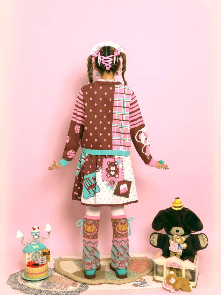 Vintage-Style Knit Cardigan【s0000014517】