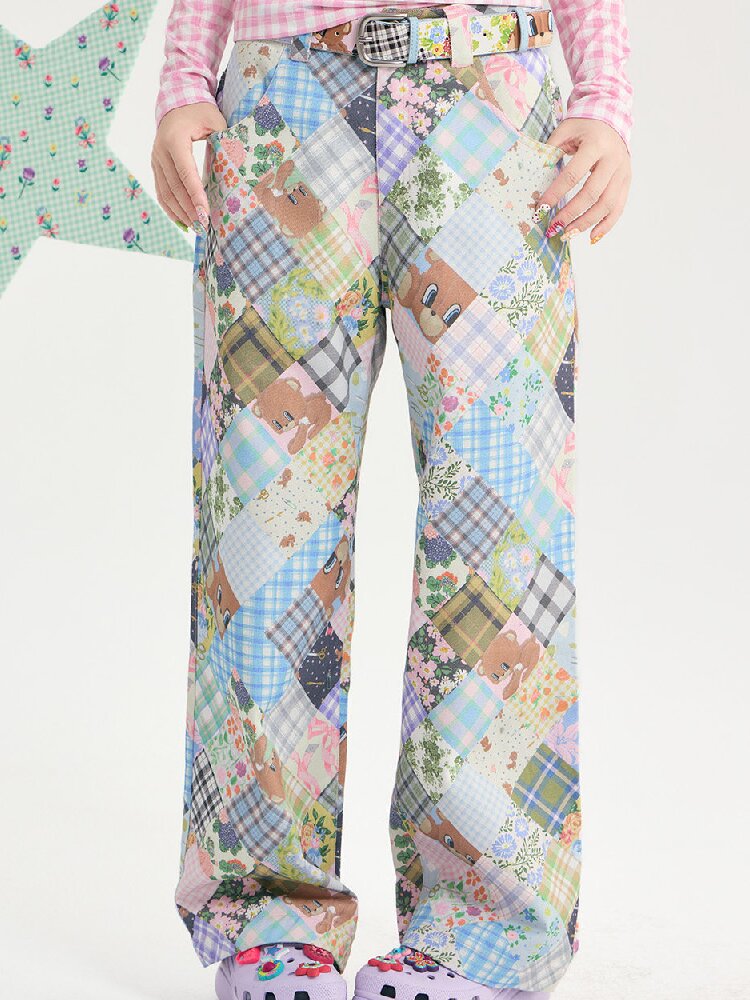 Bear Patchwork Pin Buckle Belt【s0000018729】