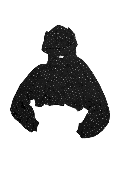 Cat's Paw Long Short Polka Dot Hooded Cardigan Sweatshirt Sweatpants Set【s0000011566】