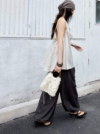 Nomad Relaxed Striped Balloon Pants【s0000016872】