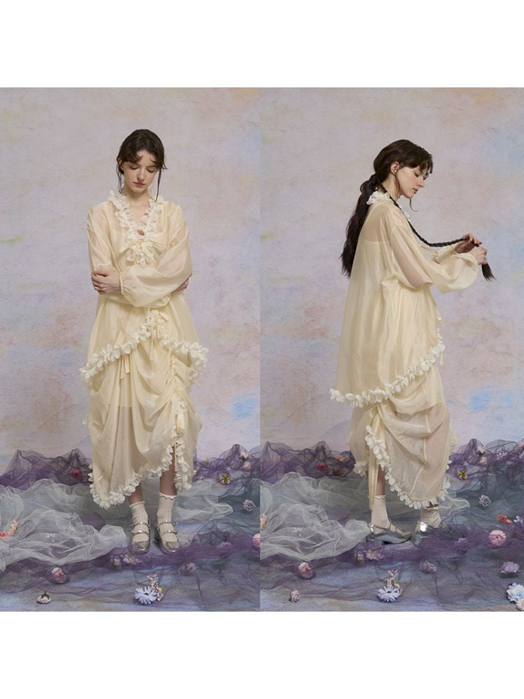 Thin long-sleeved vacation wind sun shirt【s0000013589】