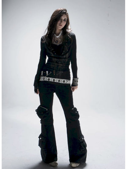 Five Point Flare Trousers【s0000011270】