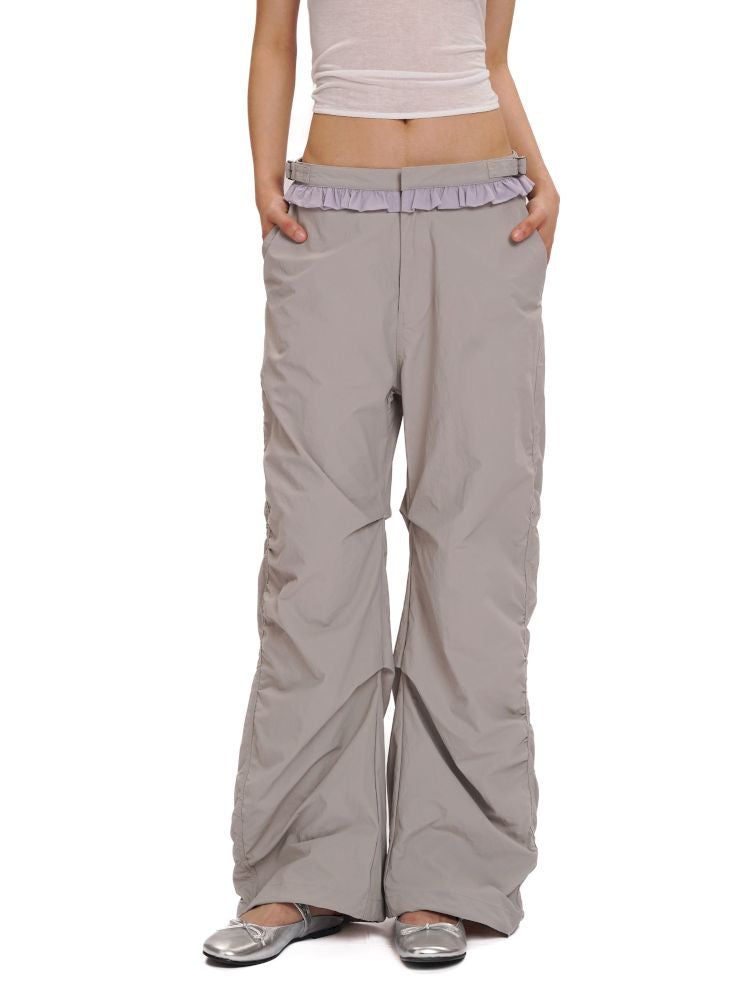 Natural Pleated Leisure Pants Sweat Suit【s0000012519】
