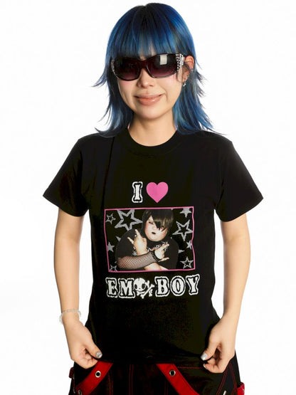 Abipunk rock slogan T-shirt【s0000013173】