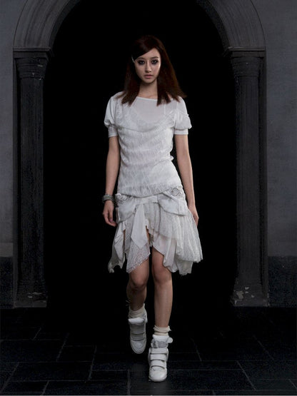 Lace Low Waist Half Skirt【s0000012313】