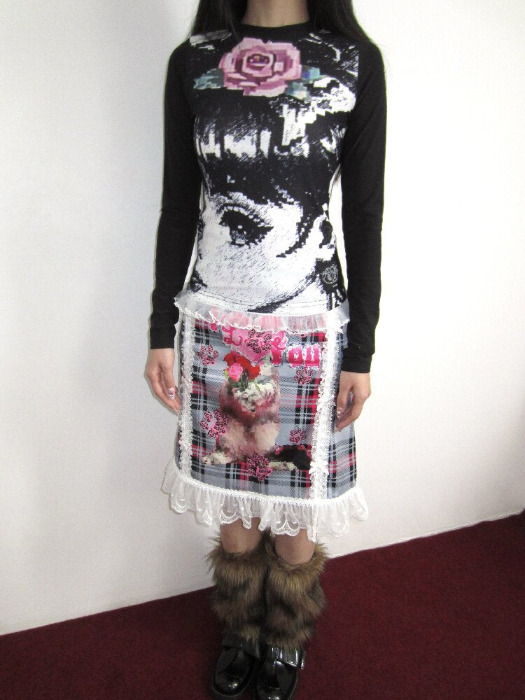 Comic Girl Stretch Fleece Top【s0000018652】