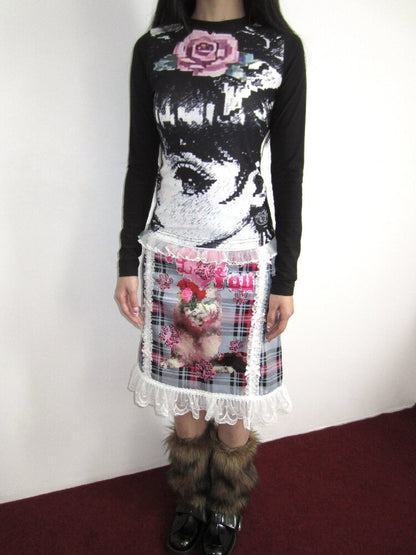 Comic Girl Stretch Fleece Top【s0000018652】