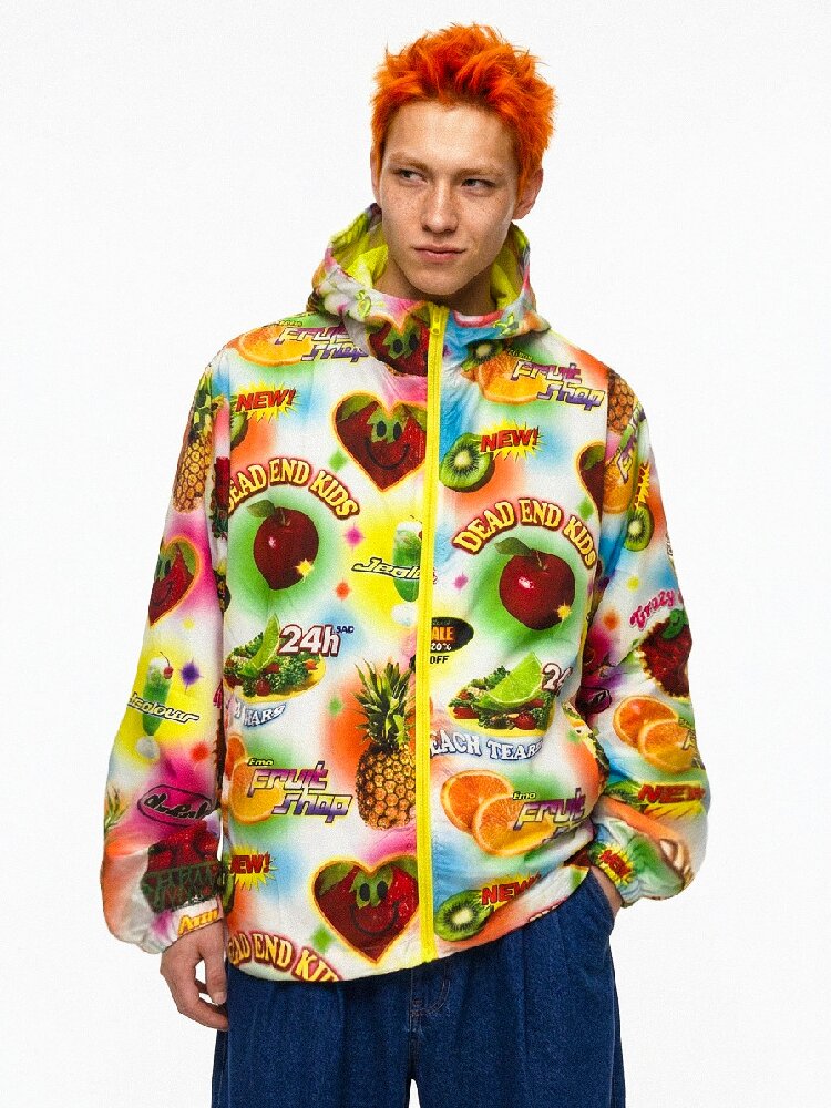 Teflon Colorful Fruit Sports Jacket【s0000017852】