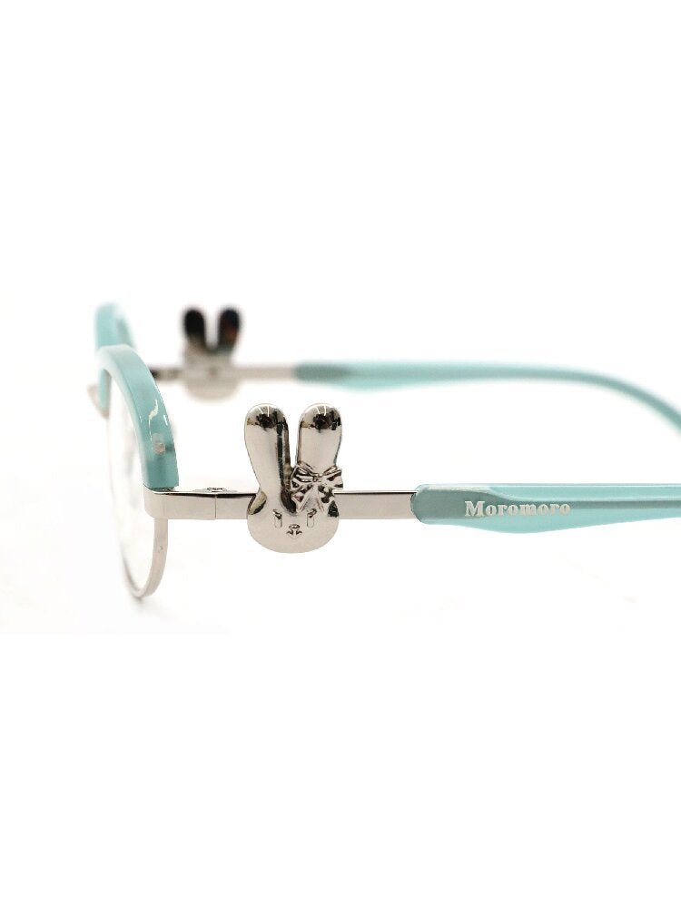 Metal Bow Rabbit Half Frame Glasses【s0000017440】