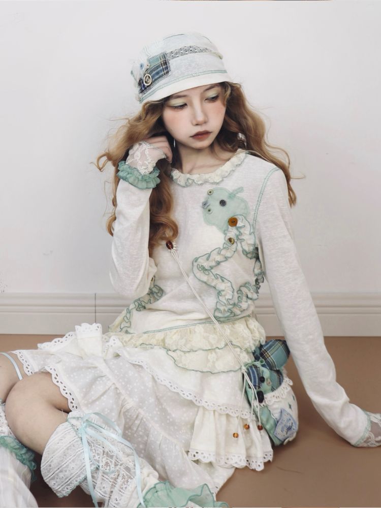 Splicing Shoulder Crossbody Apple Bag【s0000012371】