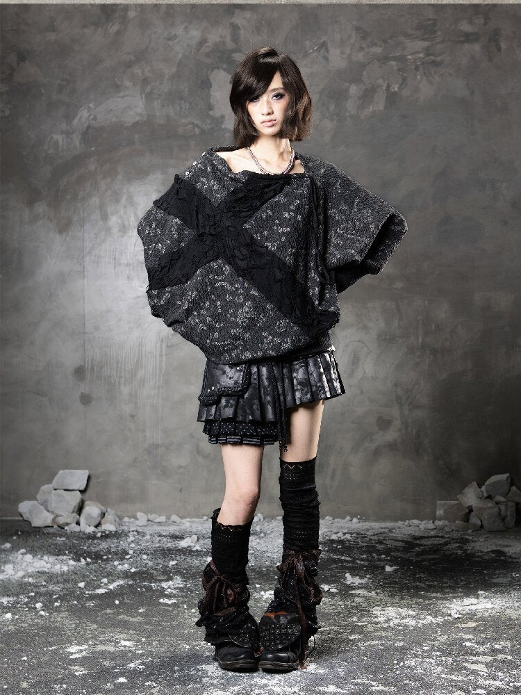 Cross Bat Sleeve Top【s0000015946】