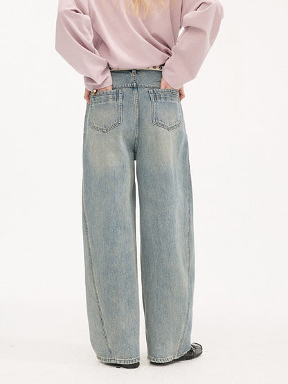 Split Cat Whiskers Scimitar Jeans【s0000015895】