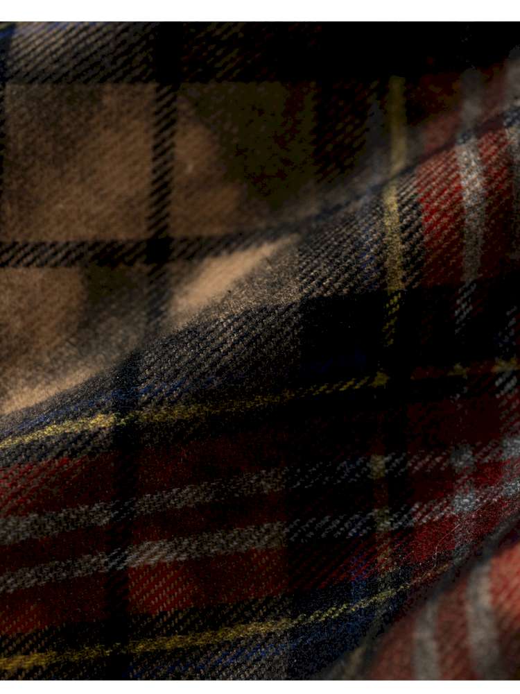 Patchwork Plaid Shirt Dress Skirt【s0000014473】