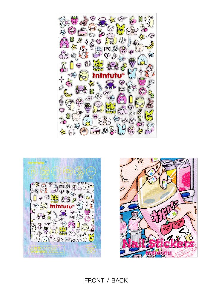 Millennium Flower Y2K Nail Art Sticker【s0000018366】