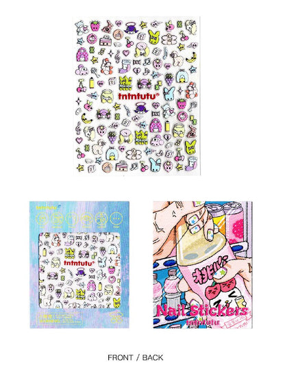 Millennium Flower Y2K Nail Art Sticker【s0000018366】